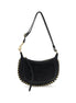 Isabel Marant Black Oskan Moon Shoulder Bag