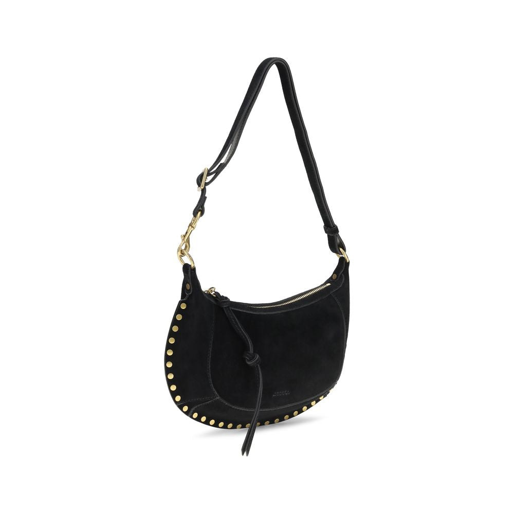 Isabel Marant Black Oskan Moon Shoulder Bag