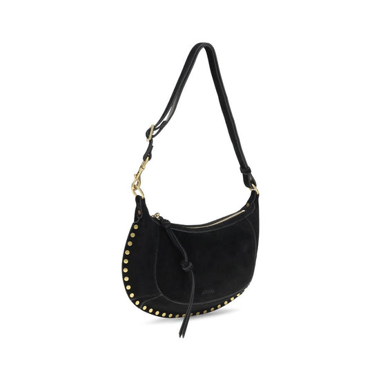 Isabel Marant Black Oskan Moon Shoulder Bag