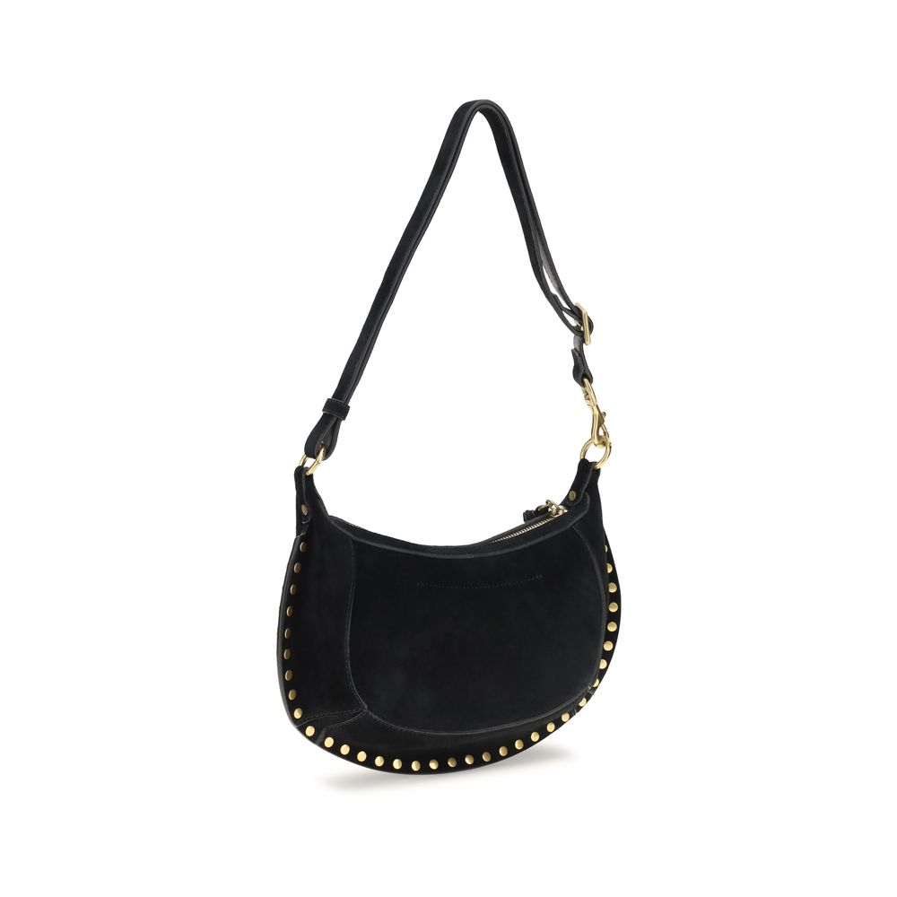Isabel Marant Black Oskan Moon Shoulder Bag