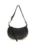 Isabel Marant Black Calf Leather Bos Taurus Shoulder Bag