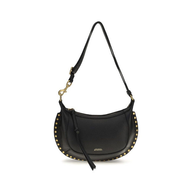 Isabel Marant Black Calf Leather Bos Taurus Shoulder Bag