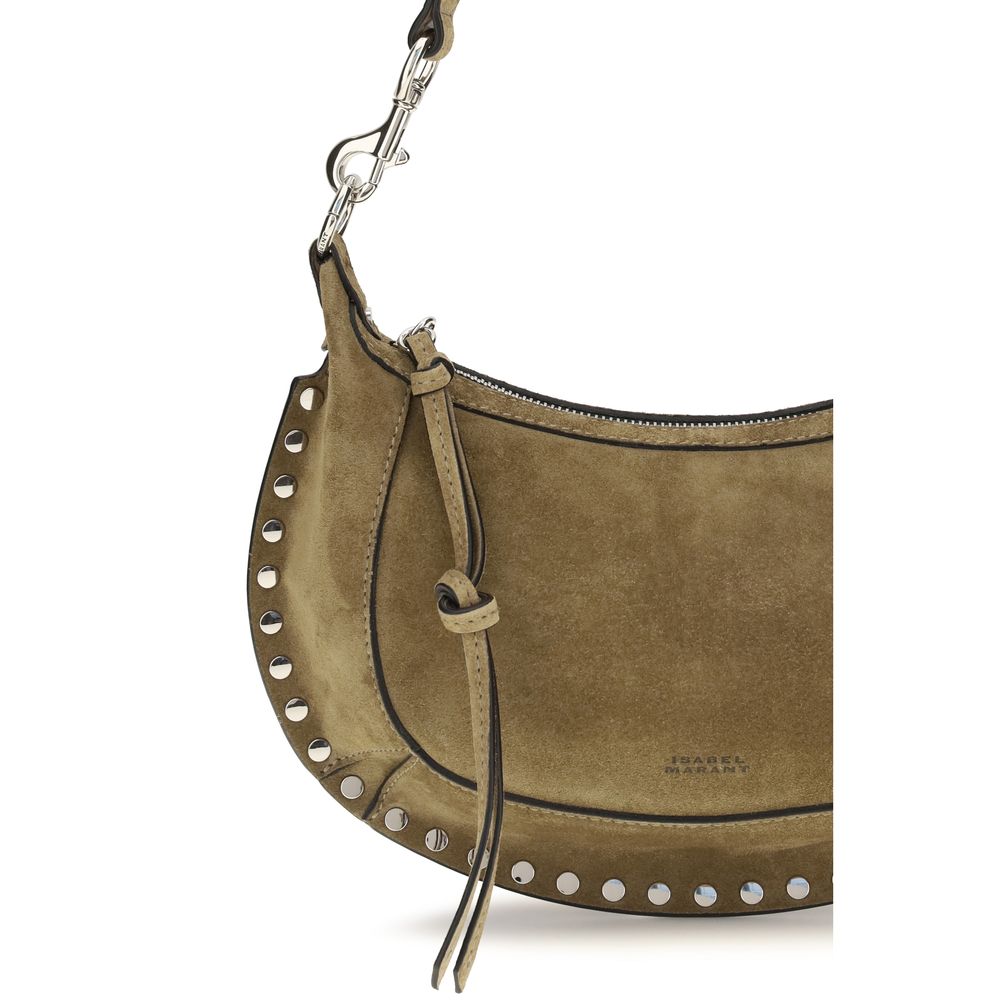 Isabel Marant Beige Oskan Moon Shoulder Bag