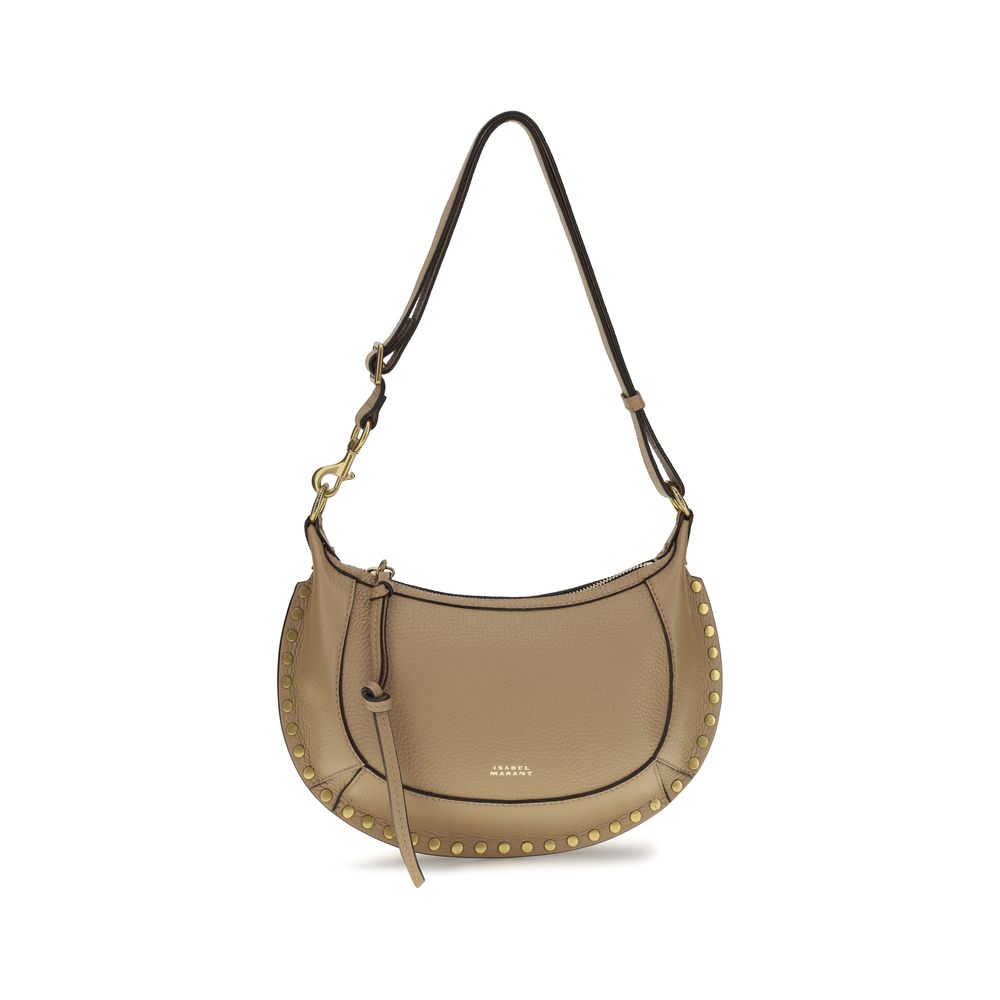 Isabel Marant Beige Oskan Moon Shoulder Bag