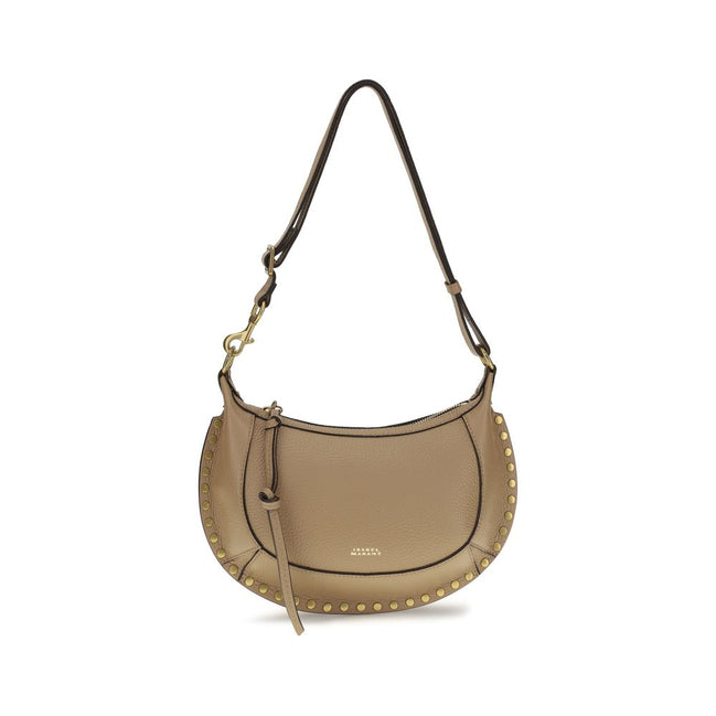 Isabel Marant Beige Oskan Moon Shoulder Bag