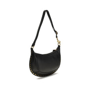 Isabel Marant Black Calf Leather Bos Taurus Shoulder Bag