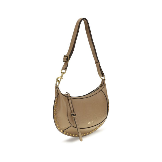 Isabel Marant Beige Oskan Moon Shoulder Bag