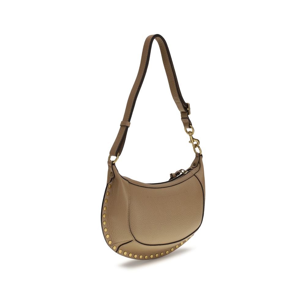 Isabel Marant Beige Oskan Moon Shoulder Bag