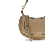 Isabel Marant Beige Oskan Moon Shoulder Bag
