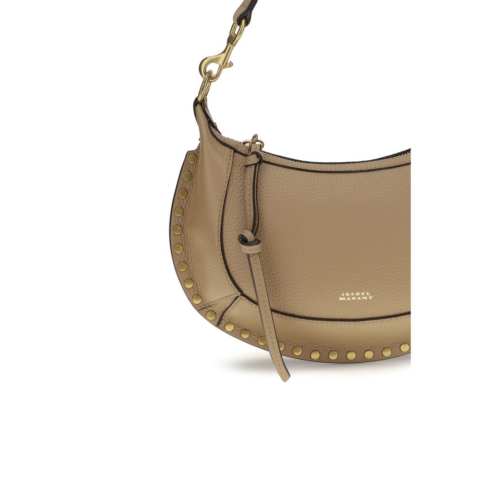 Isabel Marant Beige Oskan Moon Shoulder Bag