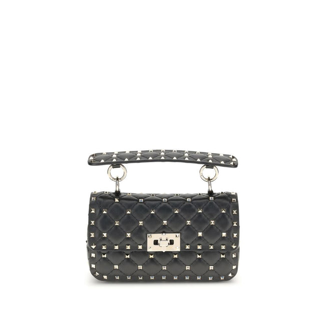 Valentino Garavani Black Lamb Ovis Aries Aries Handbag