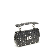 Valentino Garavani Black Lamb Ovis Aries Aries Handbag