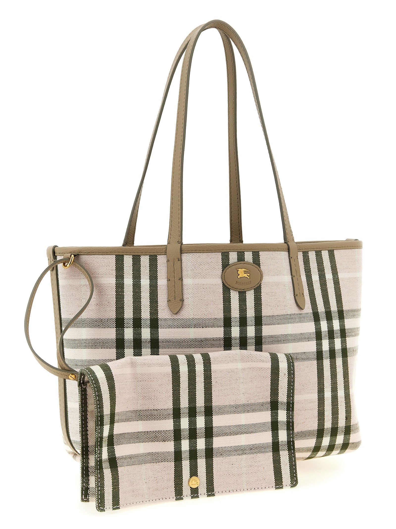 Burberry Beige Bloomsbury Midi Tote Bag
