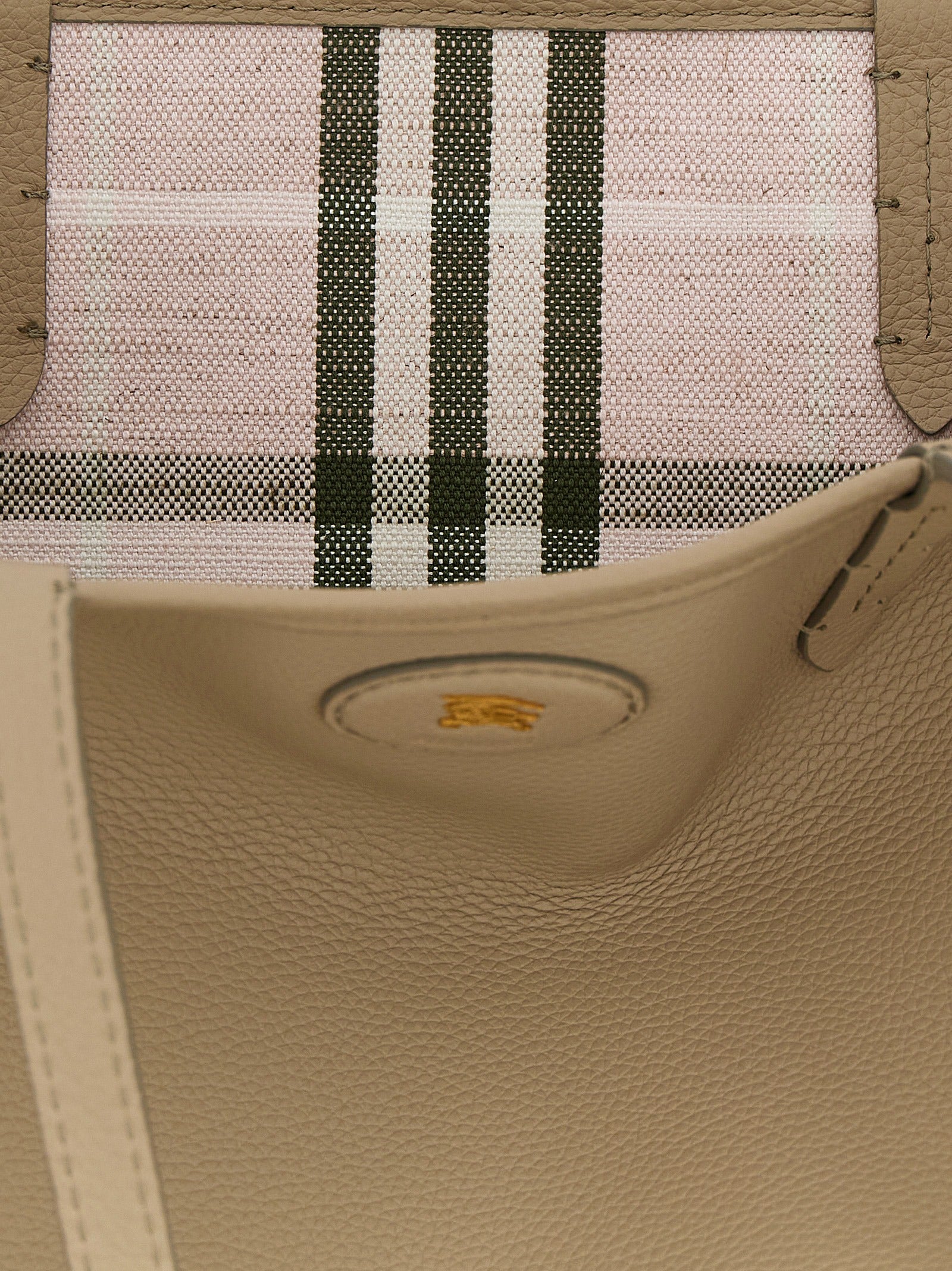 Burberry Beige Bloomsbury Midi Tote Bag