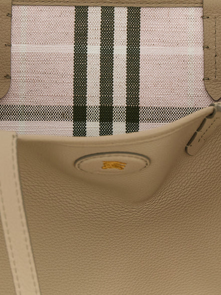 Burberry Beige Bloomsbury Midi Tote Bag