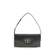 Valentino Garavani Black Devain Shoulder Bag