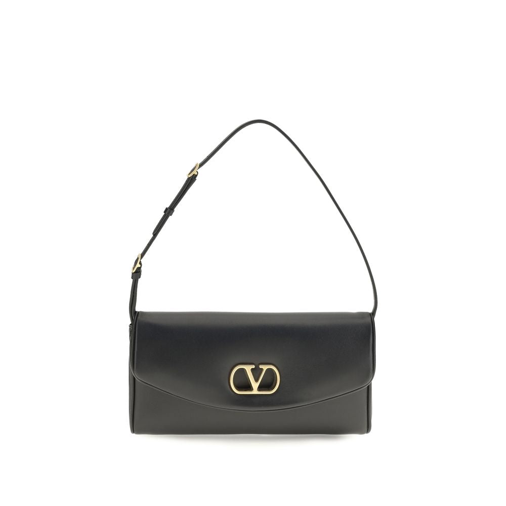 Valentino Garavani Black Devain Shoulder Bag