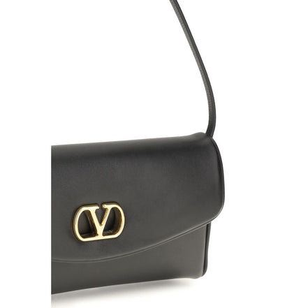 Valentino Garavani Black Devain Shoulder Bag