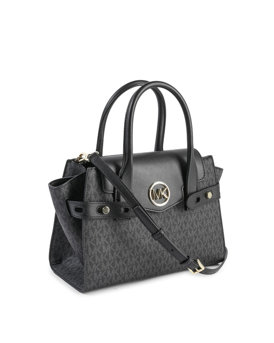 Michael Kors Black Medium Flap Satchel