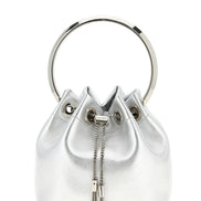 Τσάντα Jimmy Choo Bon Bon ασημί