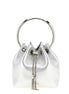 Τσάντα Jimmy Choo Bon Bon ασημί