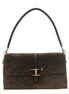 Tod's Brown Calfskin Shoulder Bag