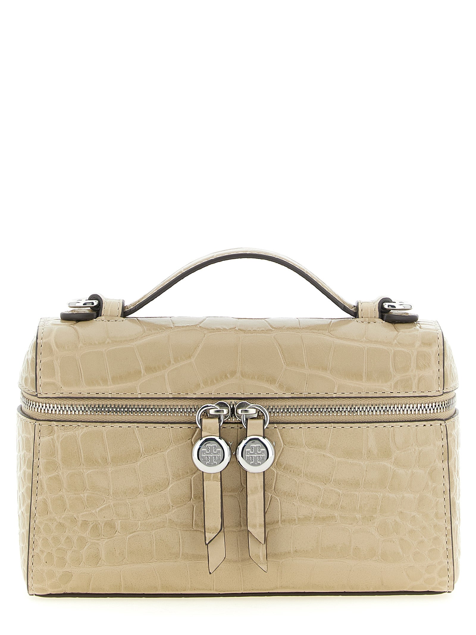 Tory Burch Beige Cowhide Shoulder Bag