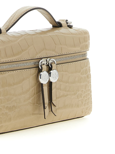 Tory Burch Beige Cowhide Shoulder Bag