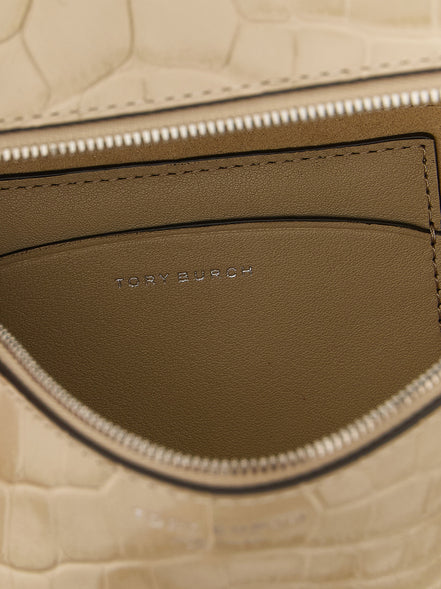 Tory Burch Beige Cowhide Shoulder Bag