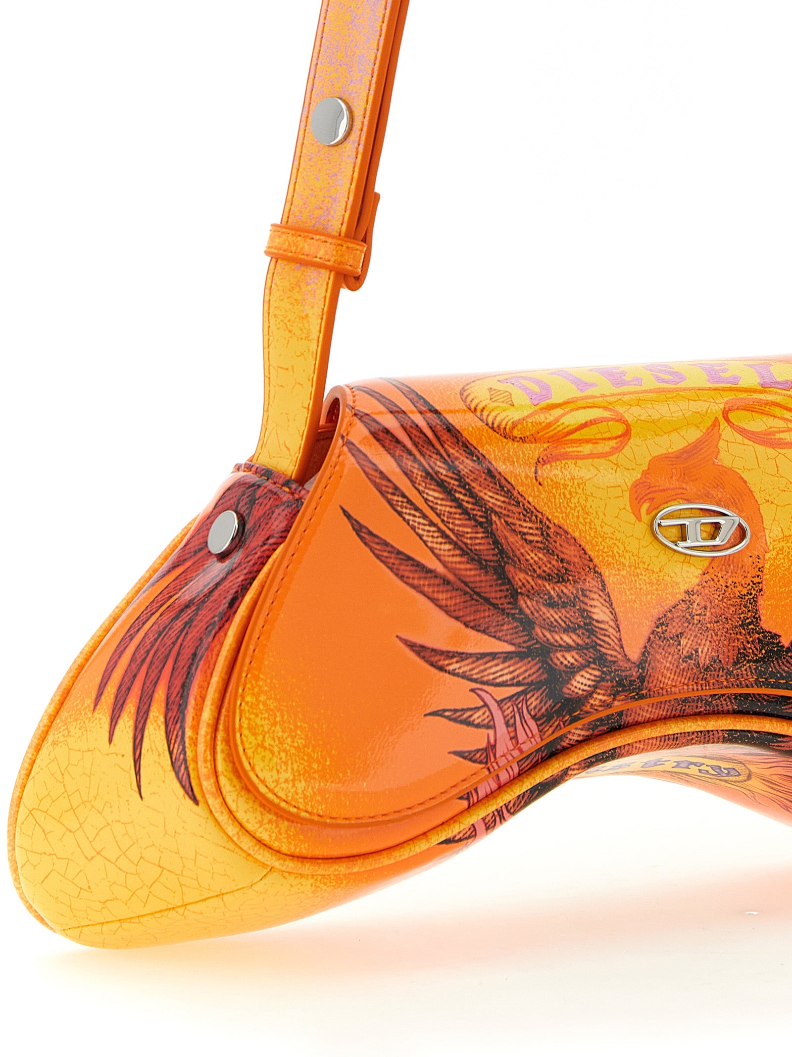 Diesel Orange Play Crossbody Bag