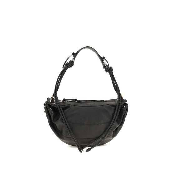 Isabel Marant Black Lamb Ovis Aries Aries Shoulder Bag