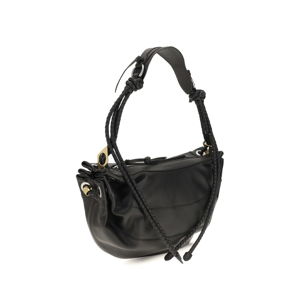 Isabel Marant Black Lamb Ovis Aries Aries Shoulder Bag