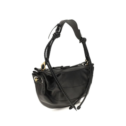 Isabel Marant Black Lamb Ovis Aries Aries Shoulder Bag