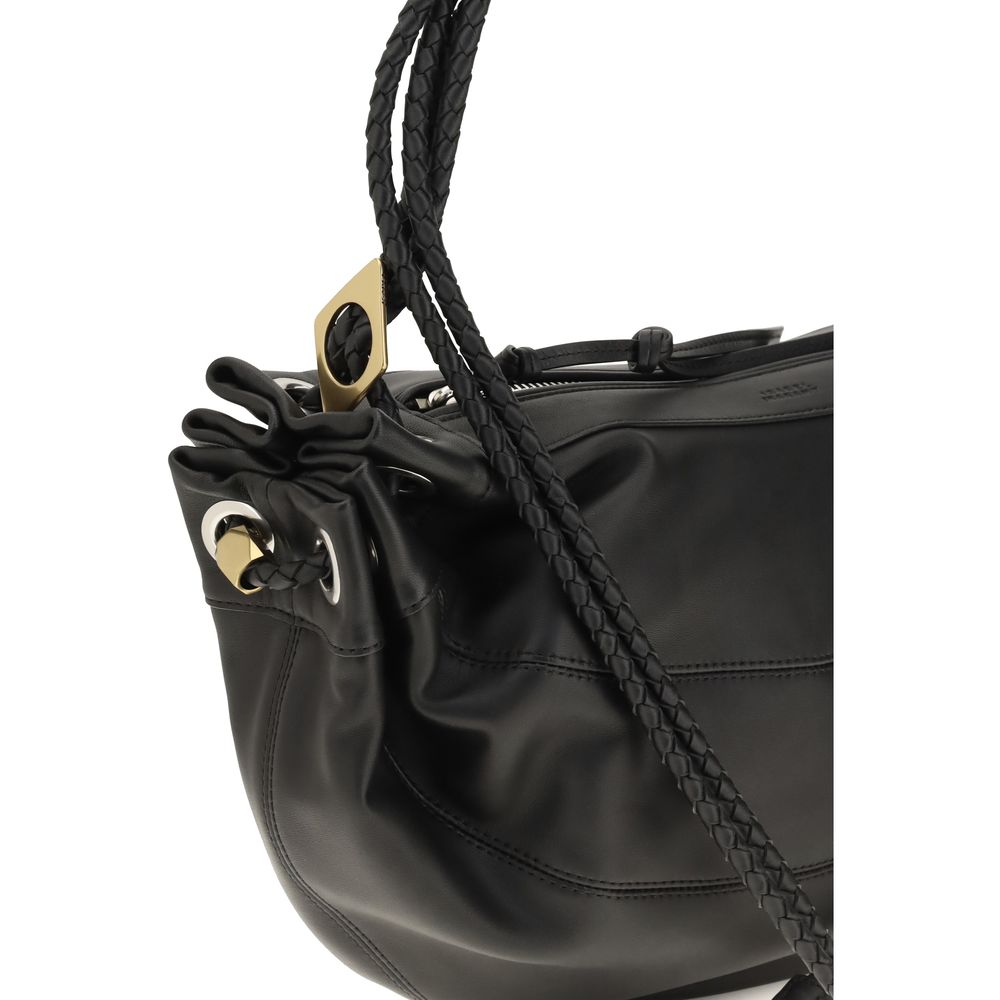 Isabel Marant Black Lamb Ovis Aries Aries Shoulder Bag