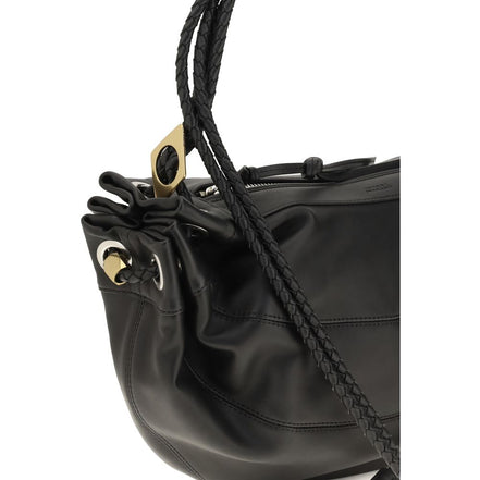 Isabel Marant Black Lamb Ovis Aries Aries Shoulder Bag