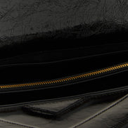 PINKO Black Calfskin Shoulder Bag