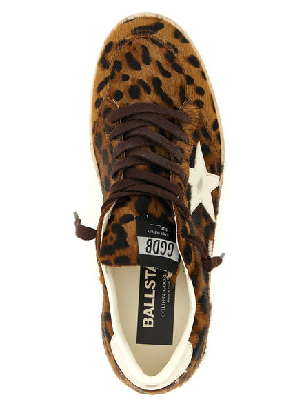 Golden Goose Brown Ball Star Low-Top Sneakers
