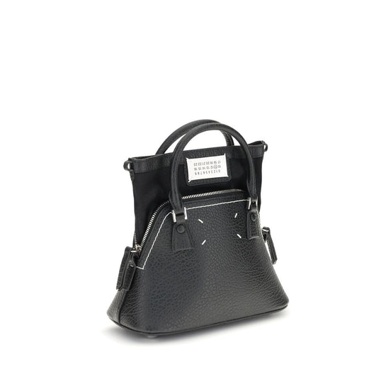 Maison Margiela Black 5AC Leather Handbag