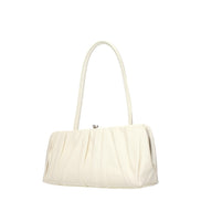 Jil Sander White Leather Shoulder Bag