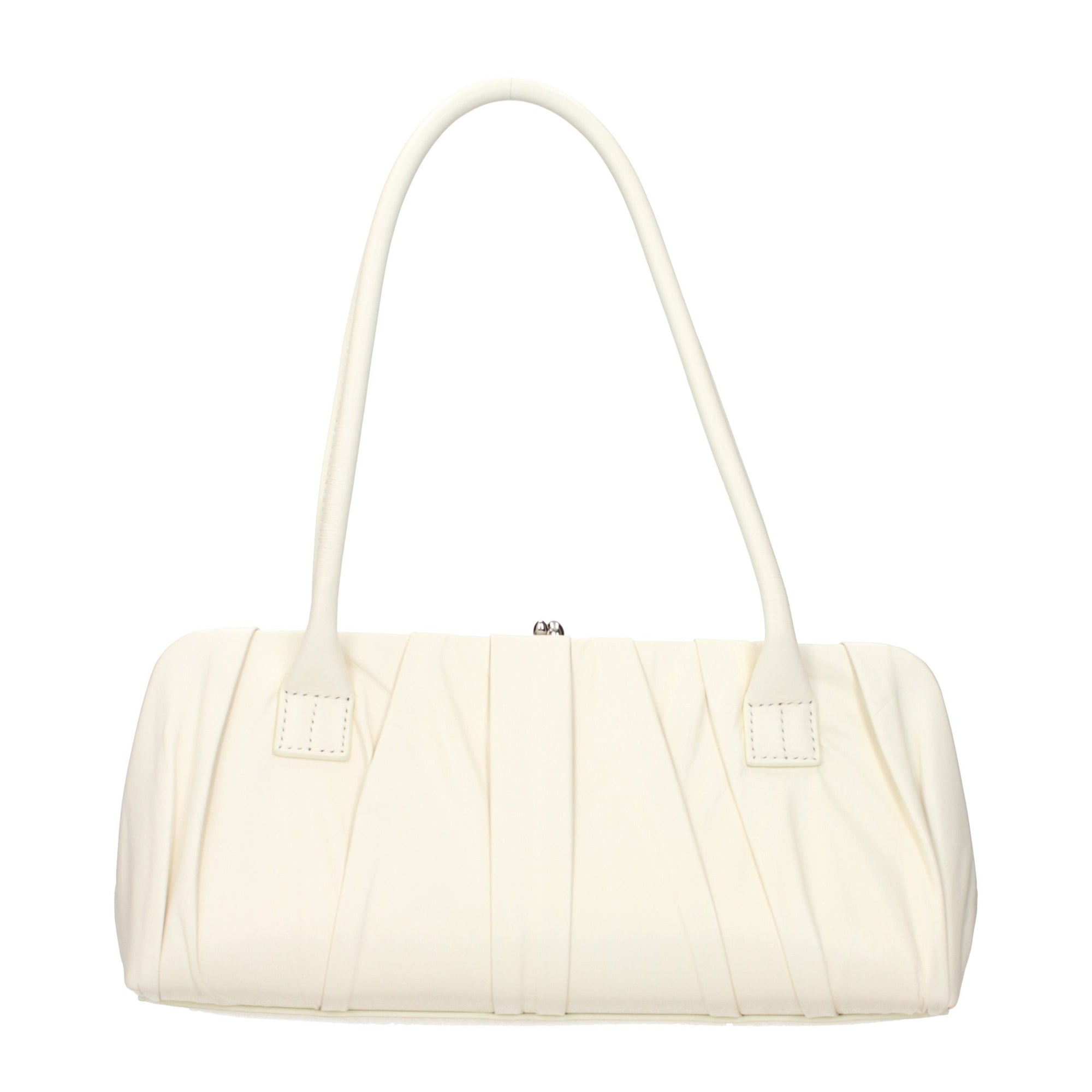 Jil Sander White Leather Shoulder Bag