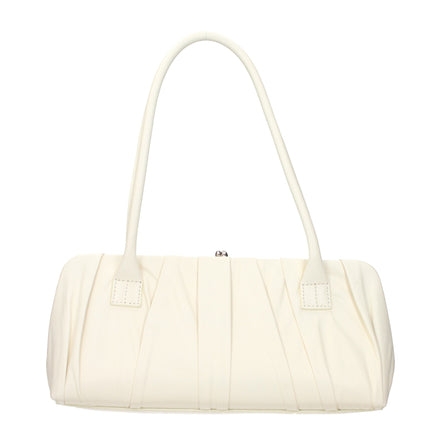 Jil Sander White Leather Shoulder Bag