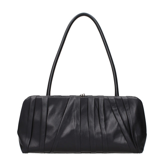 Jil Sander Black Leather Shoulder Bag