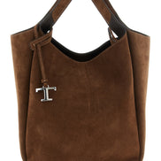 Tod's Brown Calfskin Handbag