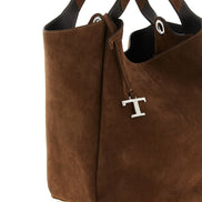 Tod's Brown Calfskin Handbag