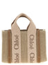 Chloé Multicolor Woody Mini Linen Crossbody Bag
