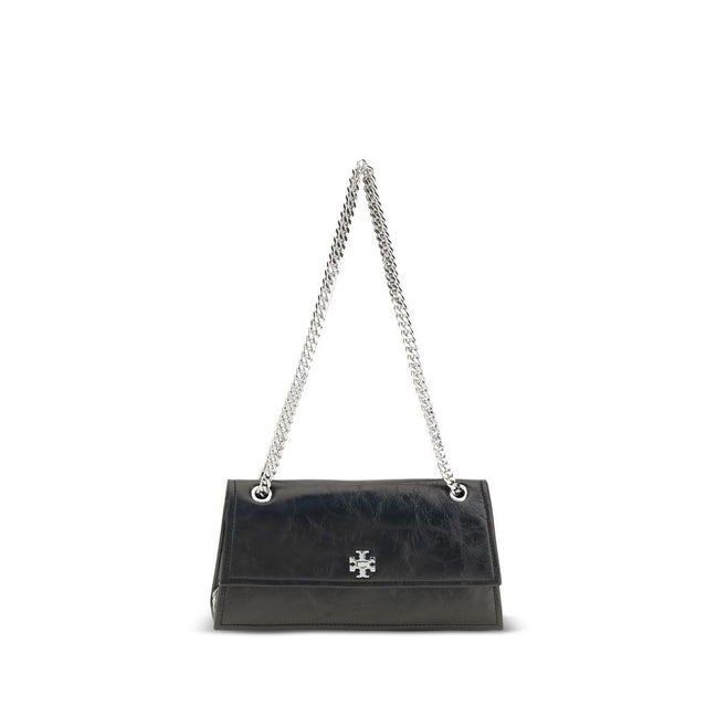 Tory Burch Μαύρη Σουέντ Τσάντα Ώμου Kira