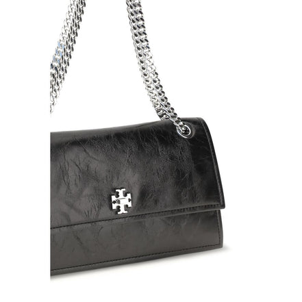 Tory Burch Μαύρη Σουέντ Τσάντα Ώμου Kira