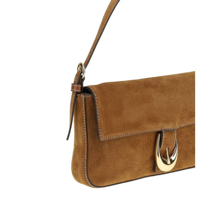 Staud Brown Calf Leather Bos Taurus Shoulder Bag