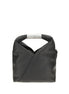MM6 Black Calf Leather Bos Taurus Handbag