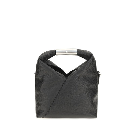 MM6 Black Calf Leather Bos Taurus Handbag